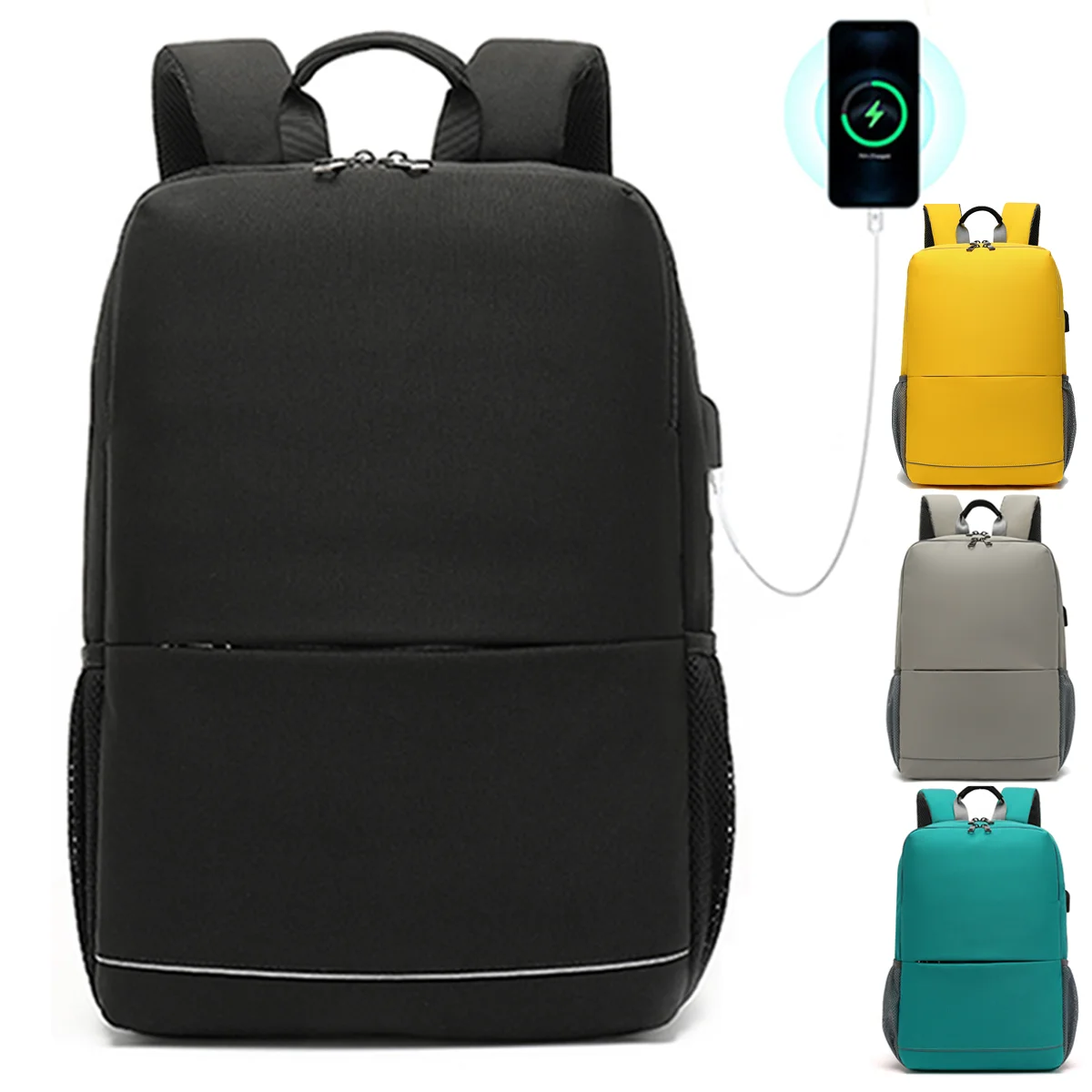 

CoolBELL 15.6 Inch Lightweight Anti-theft Fashion Men's Multifunctional Backpack Laptop Bag Men's USB Charging Travel Backpack