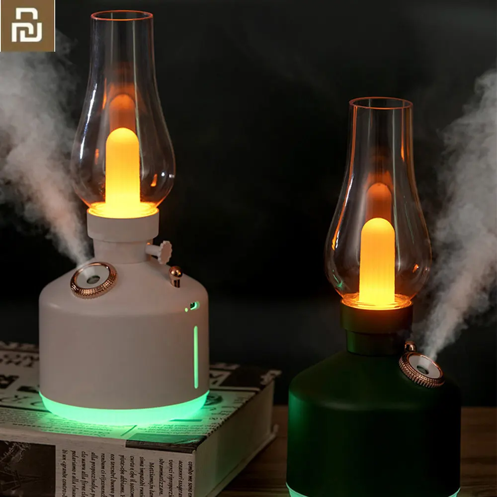 YOUPIN Humidifier with Night Light Wireless Charging Aroma Diffuser Essential Lantern LED Kerosene Bedside Lamp
YOUPIN Humidifier with Night Light Wireless Charging Aroma Diffuser Essential Lantern LED Kerosene Bedside Lamp