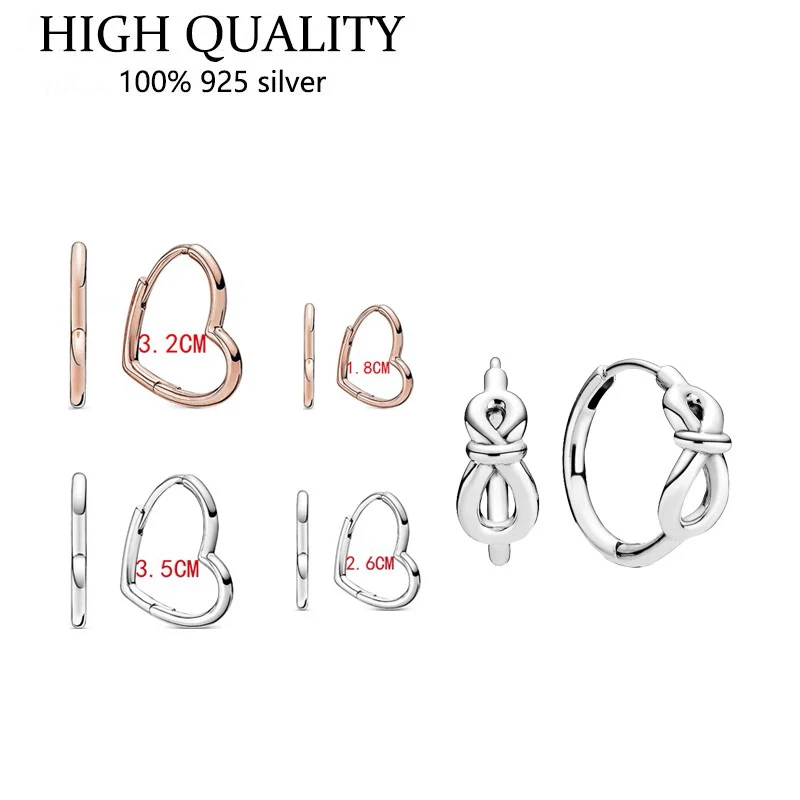 Fit Original Luxury 925 Sterling Silver Authentic Love Heart Pan Earrings For Women High Quality Diy Fashion Wedding Jewelry
Fit Original Luxury 925 Sterling Silver Authentic Love Heart Pan Earrings For Women High Quality Diy Fashion Wedding Jewelry