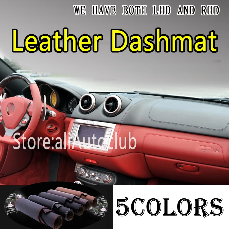 Pu Leather Dashmat Suede Dashboard Cover Pad Dash Mat Carpet Car Styling Accessories for Ferrari California T 2009 2010 2012
Pu Leather Dashmat Suede Dashboard Cover Pad Dash Mat Carpet Car Styling Accessories for Ferrari California T 2009 2010 2012