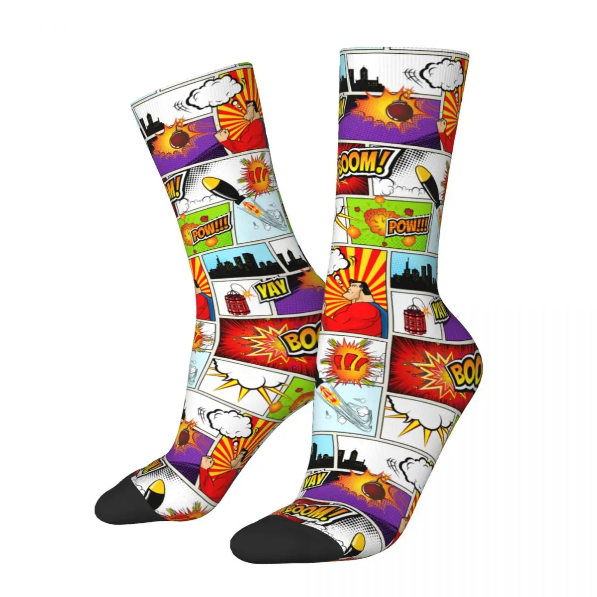 All Season Harajuku Unisex American Comics Superheroes Crew Socks Superhero Comic Cartoon Accessories Crew Socks 
All Season Harajuku Unisex American Comics Superheroes Crew Socks Superhero Comic Cartoon Accessories Crew Socks