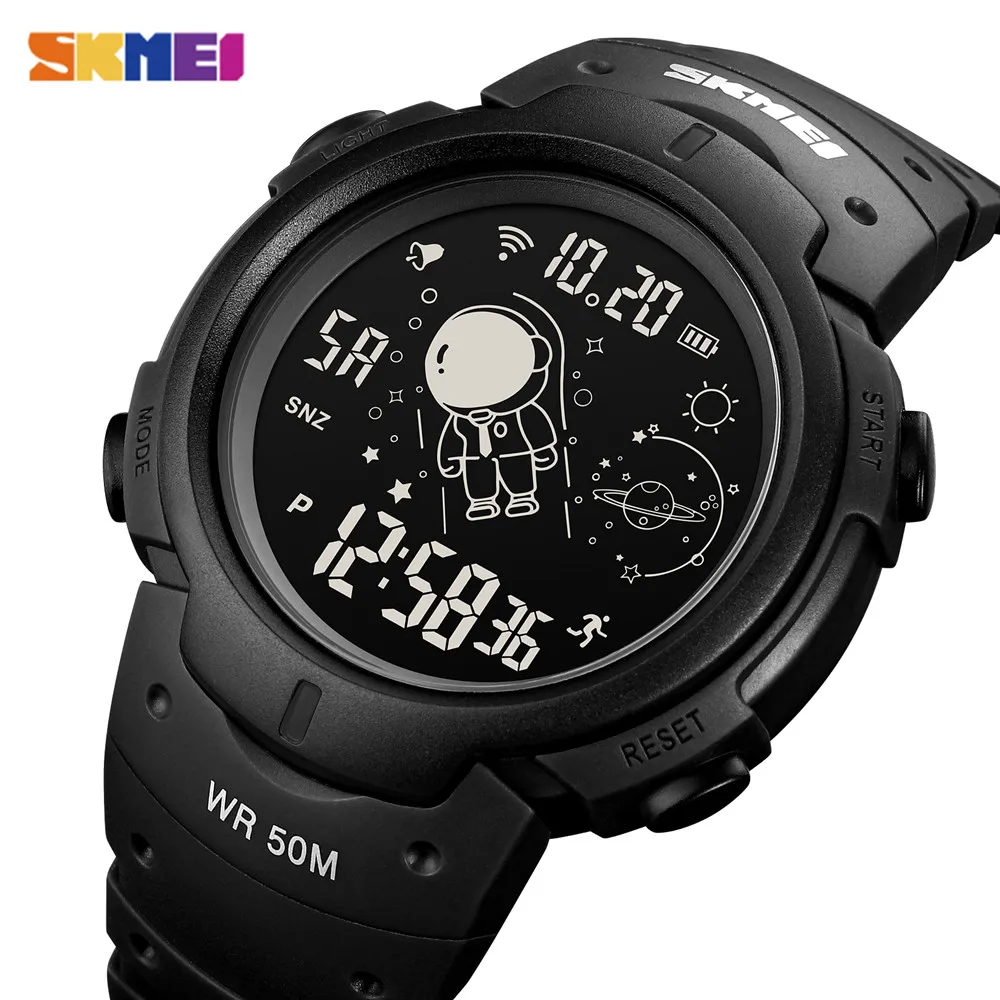 SKMEI Creative Cosmonaut Dial Time Display Wristwatch LED Light Digital Mens Sport Watches 5Bar Waterproof Clock reloj hombre
SKMEI Creative Cosmonaut Dial Time Display Wristwatch LED Light Digital Mens Sport Watches 5Bar Waterproof Clock reloj hombre