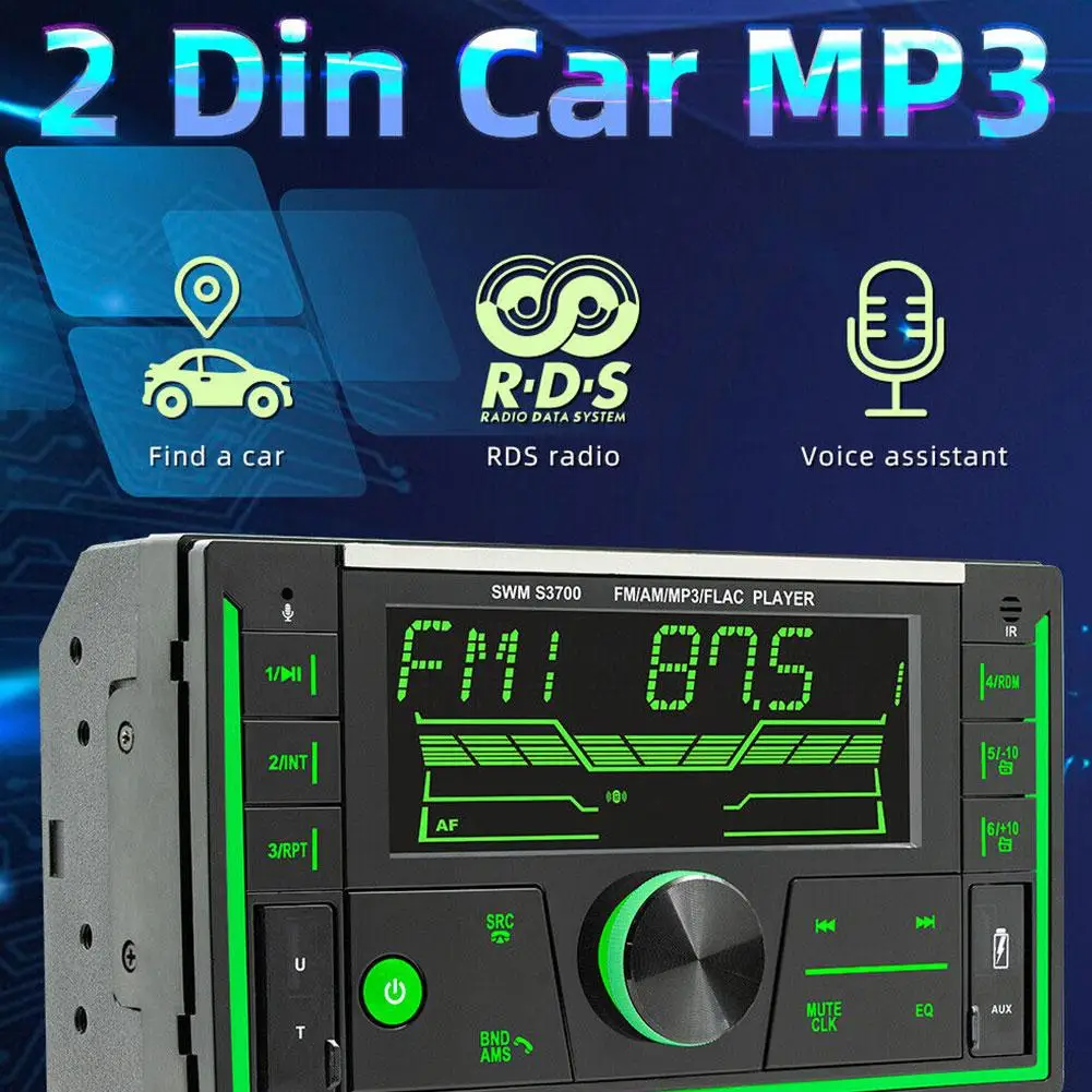 Автомобильный MP3-плеер Podofo, стерео-магнитола 2DIN с поддержкой USB, SD, FM, с дистанционным управлением, с музыкой
Автомобильный MP3-плеер Podofo, стерео-магнитола 2DIN с поддержкой USB, SD, FM, с дистанционным управлением, с музыкой