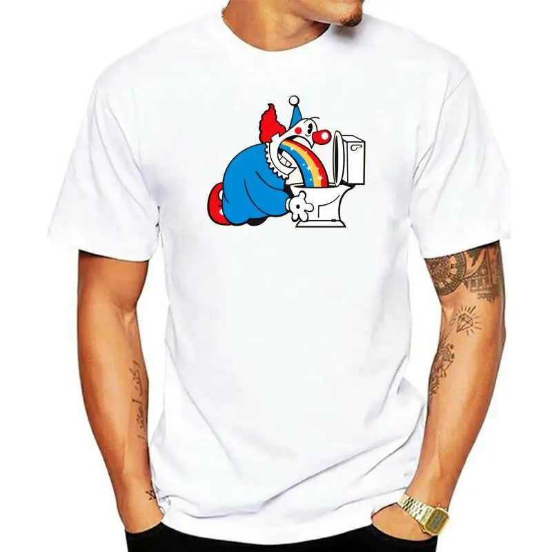 Camiseta informal de manga corta con estampado de payaso, camisa de cuello redondo con estampado de "Gover for Part King&qu
Camiseta informal de manga corta con estampado de payaso, camisa de cuello redondo con estampado de "Gover for Part King&qu