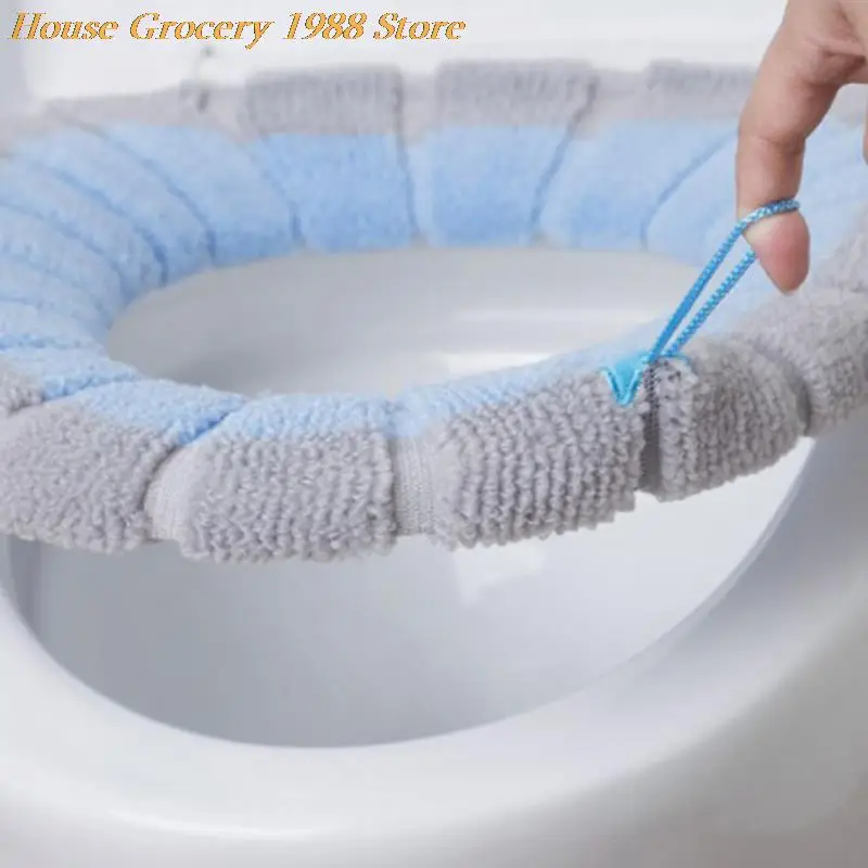 Bathroom Toilet Seat Cover Soft Warmer Washable Mat Cover Pad Cushion Seat Case Knitting Pure Color Soft O-shape Pad Bidet Cover
Bathroom Toilet Seat Cover Soft Warmer Washable Mat Cover Pad Cushion Seat Case Knitting Pure Color Soft O-shape Pad Bidet Cover