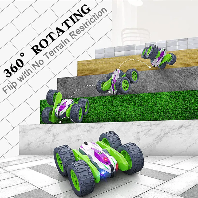 Mini Stunt Car Double Sided Driving Infinite Rollover 2.4GHz Swing Arm Car Childrens Remote Control Car Toy Stunt Car
Mini Stunt Car Double Sided Driving Infinite Rollover 2.4GHz Swing Arm Car Childrens Remote Control Car Toy Stunt Car