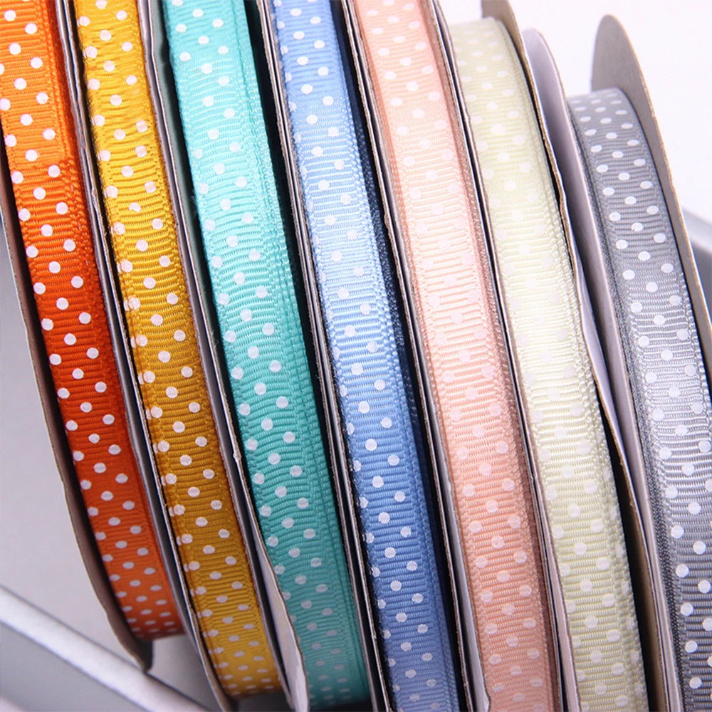 5 Yards 2022 New Polka Dots Ribbed Ribbons, for DIY Gifts Wrapping,Wedding Decoration Handmake Dolls Crafts,1cm/0.39'' Width
5 Yards 2022 New Polka Dots Ribbed Ribbons, for DIY Gifts Wrapping,Wedding Decoration Handmake Dolls Crafts,1cm/0.39'' Width