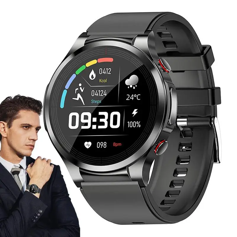 

Glucose Monitoring Watch Non-invasive Blood Sugar Watch With 30 Sports Modes 1.32 Inch Wearable Glucose Monitor Heart Rate