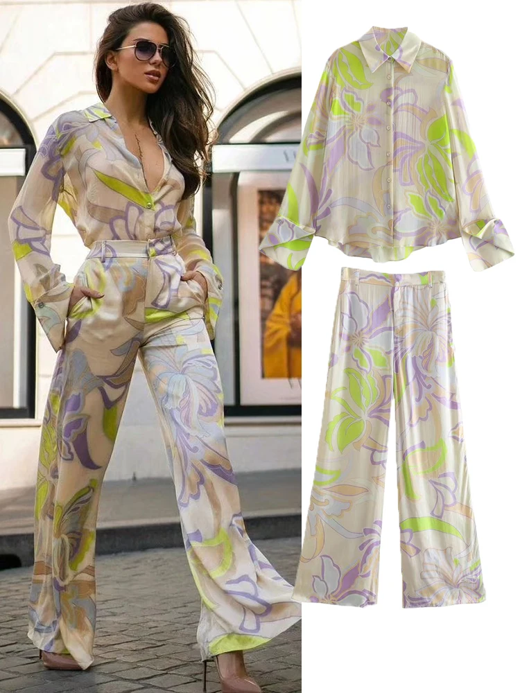 Women Suits 2 Piece Suit 2022 New Fashion Retro Print Straight Elastic Waist Elegant Youth Suits Women Fashion Chic Street Suit
Women Suits 2 Piece Suit 2022 New Fashion Retro Print Straight Elastic Waist Elegant Youth Suits Women Fashion Chic Street Suit