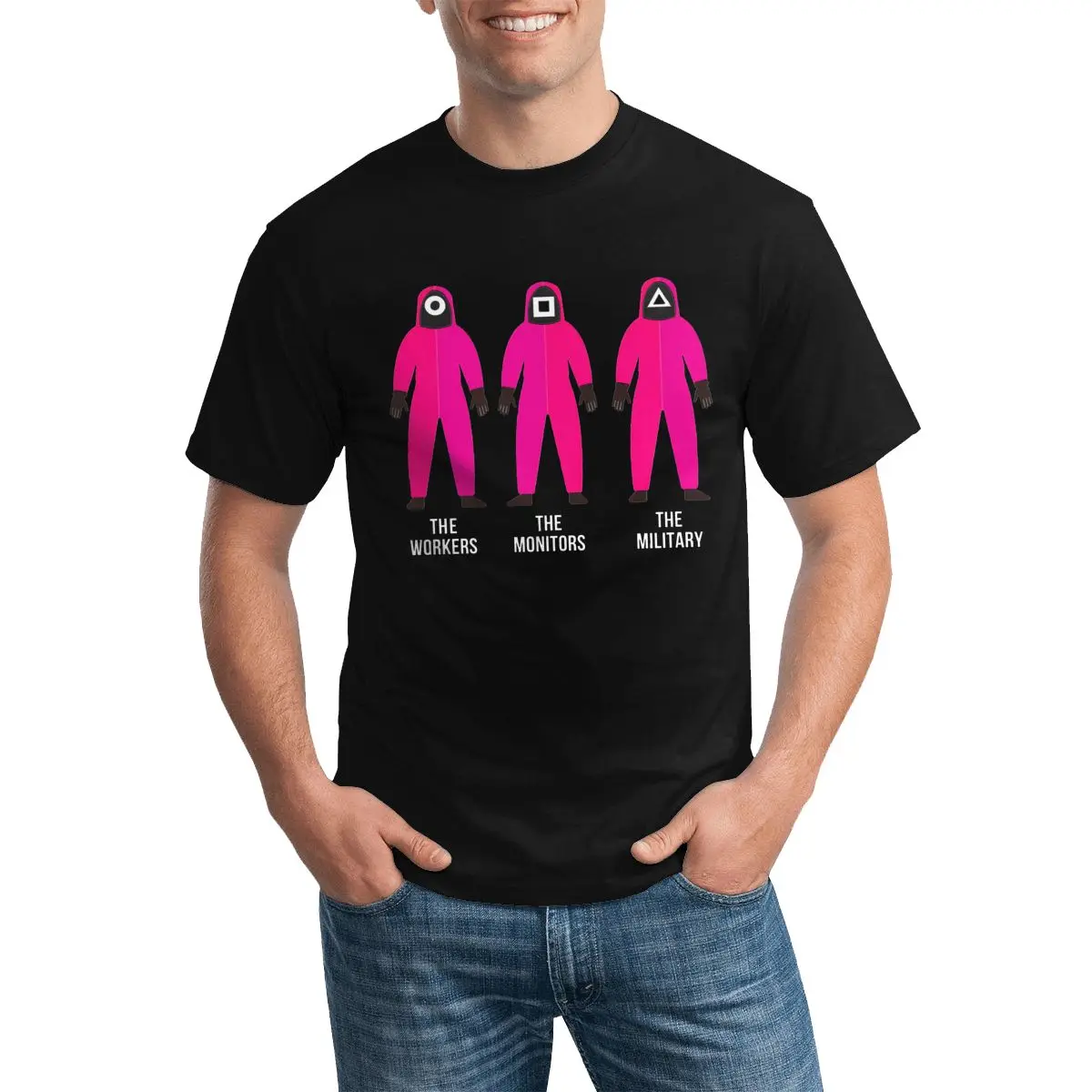 Squid Game Gamer T Shirt TV Korean Drama Print Cotton T-Shirt Plus size Awesome Tee Shirt Mens
Squid Game Gamer T Shirt TV Korean Drama Print Cotton T-Shirt Plus size Awesome Tee Shirt Mens