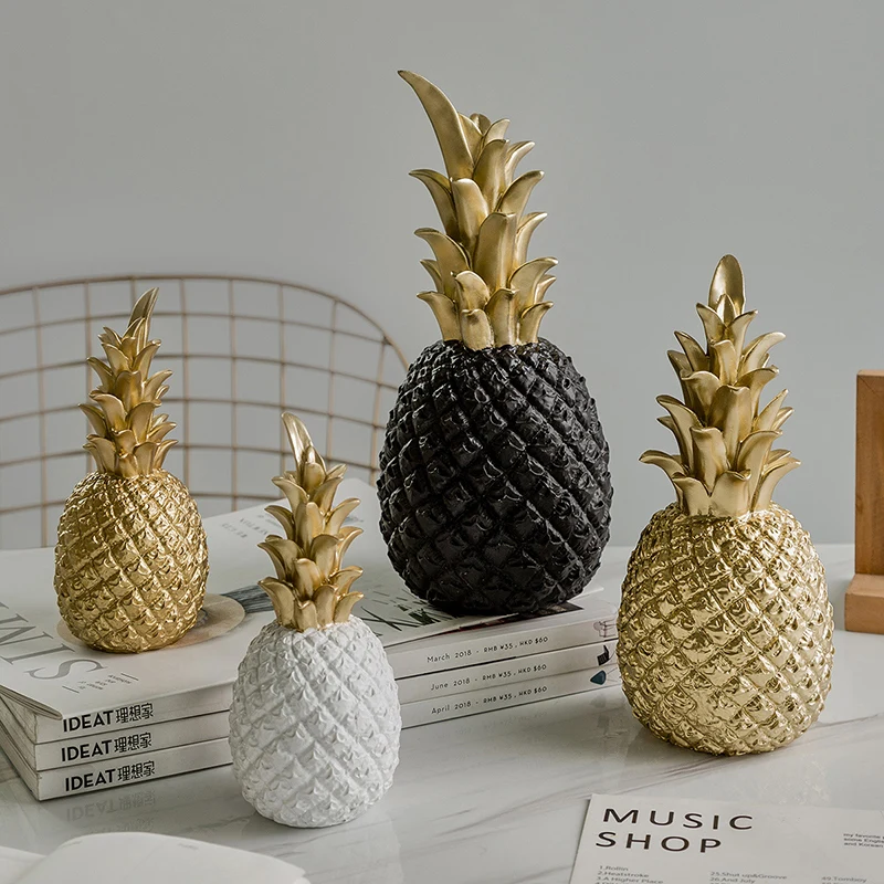 Modern minimalist pineapple decorations European style bedroom porch furnishings creative room Nordic piggy bank
Modern minimalist pineapple decorations European style bedroom porch furnishings creative room Nordic piggy bank