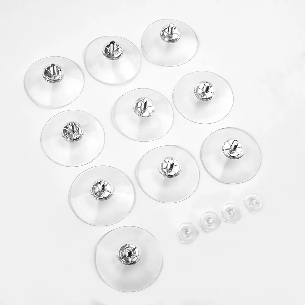10 Pcs 41mm Strong Suction Cup Hook Thumb Screw Clear Rubber Hook Vacuum Sucker Household Kitchen Utensils Storage
10 Pcs 41mm Strong Suction Cup Hook Thumb Screw Clear Rubber Hook Vacuum Sucker Household Kitchen Utensils Storage