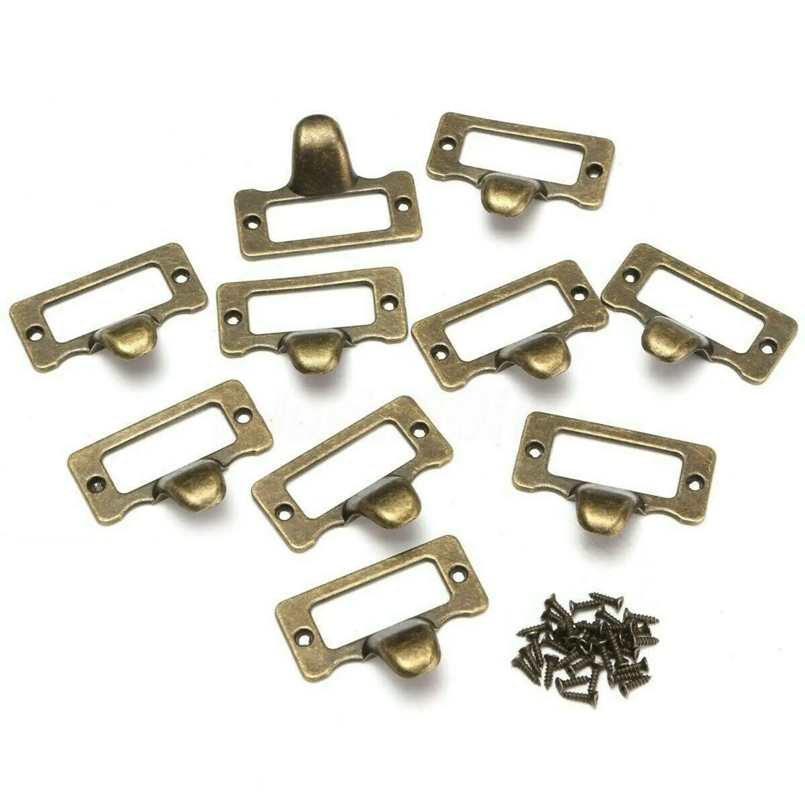 10pcs Retro Furniture Drawer Pulls Zinc Alloy Antique Brass Wardrobe Cupboard Cabinet Handle Frame For Jewelry Box Gift Box
10pcs Retro Furniture Drawer Pulls Zinc Alloy Antique Brass Wardrobe Cupboard Cabinet Handle Frame For Jewelry Box Gift Box