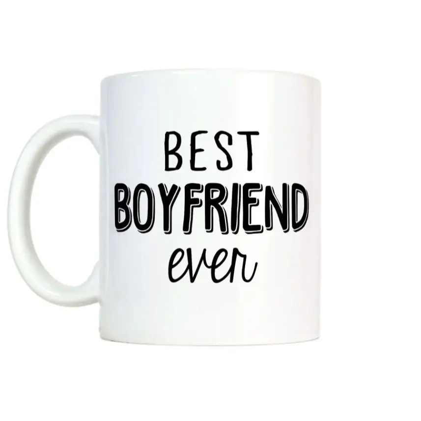

Best Boyfriend Coffee Mugs With Handles Ceramic Husband Cup Drinkware Teaware Tableware Coffeeware Lover Couples Valentines Gift