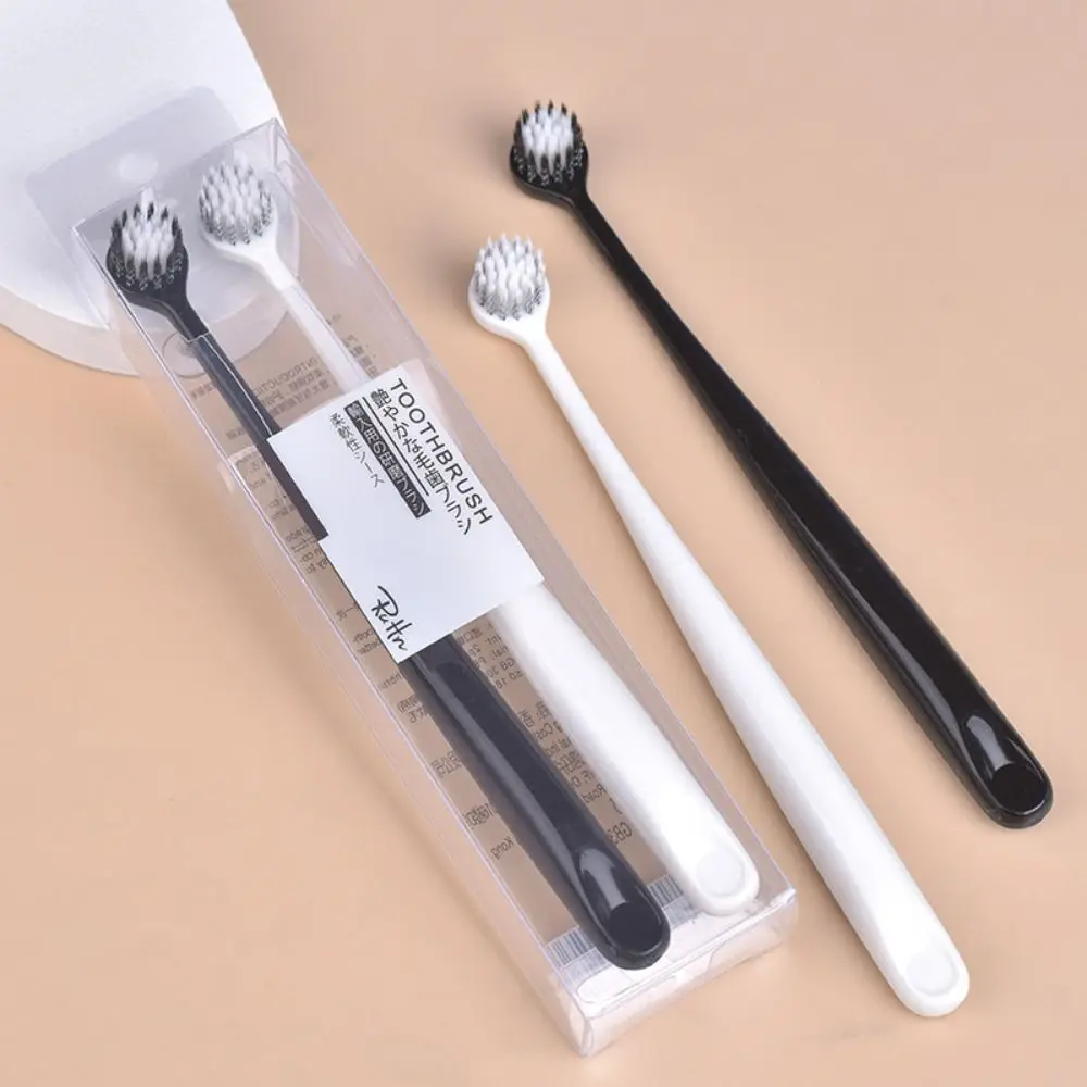 2Pcs Couple Toothbrush Imported Spiral Toothbrush Black and White Round Head Adult Soft Toothbrush
2Pcs Couple Toothbrush Imported Spiral Toothbrush Black and White Round Head Adult Soft Toothbrush