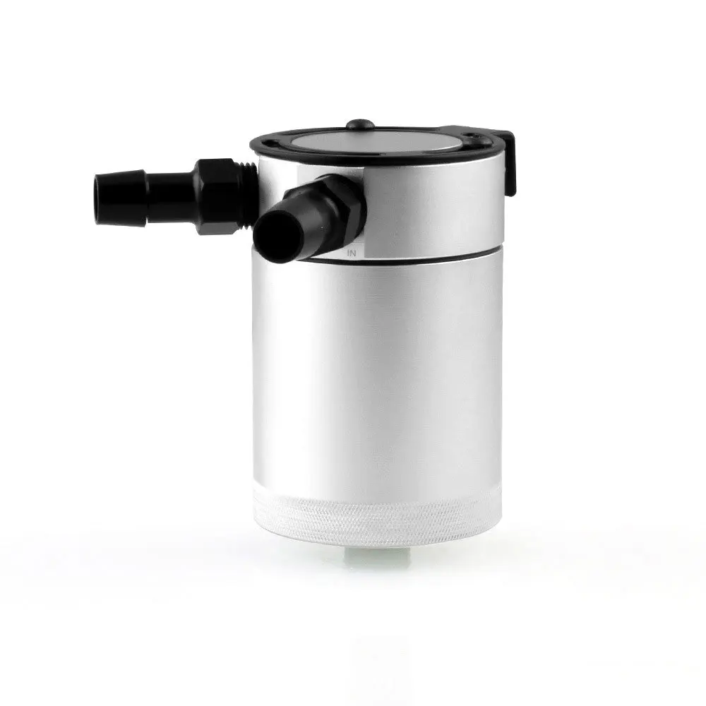 1Pc Oil Catch Tank 2Port Oil Catch Can Tank Fuel Tank Baffled With Drain Valve Air Oil Separator Car Engines Accessories
1Pc Oil Catch Tank 2Port Oil Catch Can Tank Fuel Tank Baffled With Drain Valve Air Oil Separator Car Engines Accessories