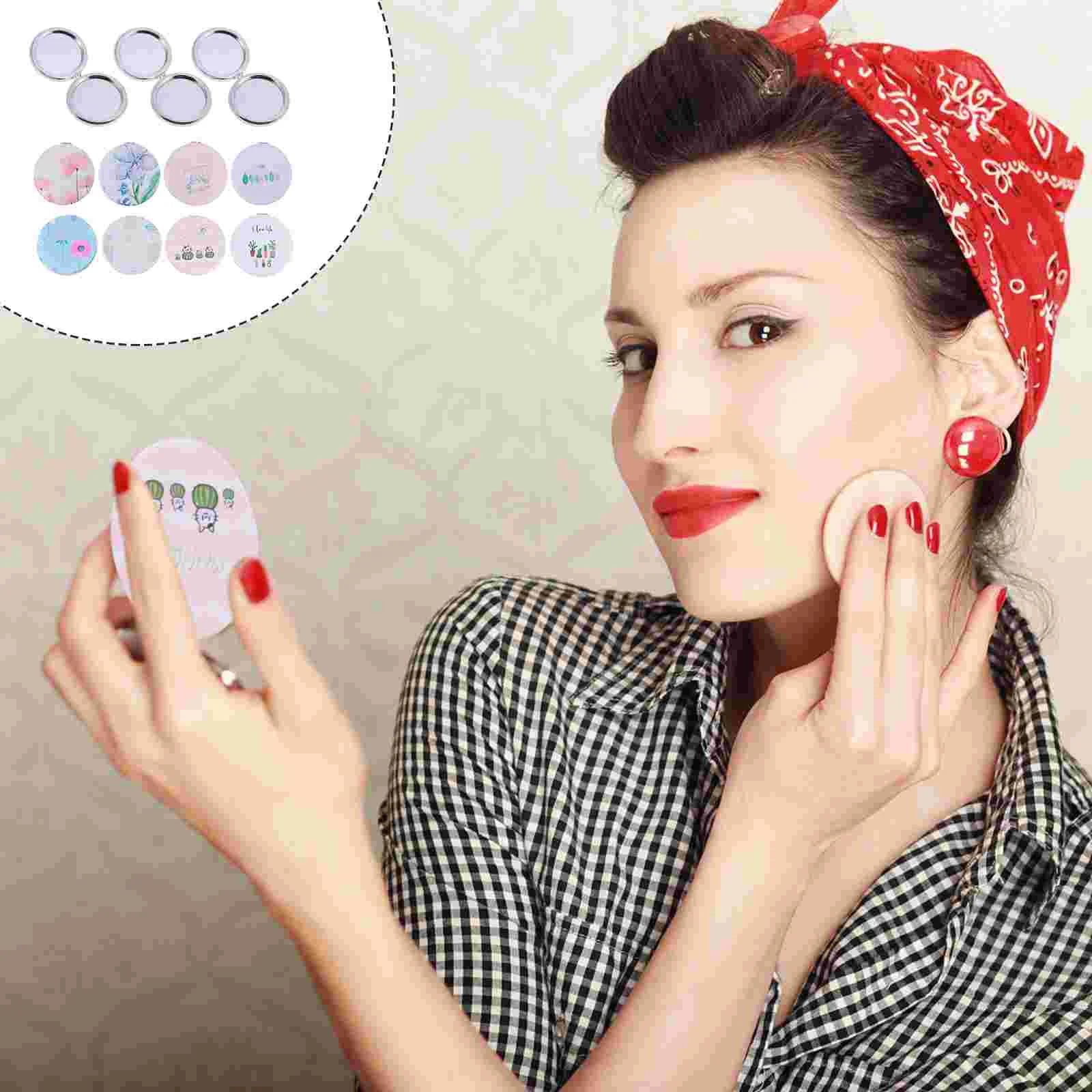 Mirror Makeup Travelportable Compact Vintage Mini Pocket Small Folding Purse Purseshandheld Vanity Held Hand Simple Beauty
Mirror Makeup Travelportable Compact Vintage Mini Pocket Small Folding Purse Purseshandheld Vanity Held Hand Simple Beauty