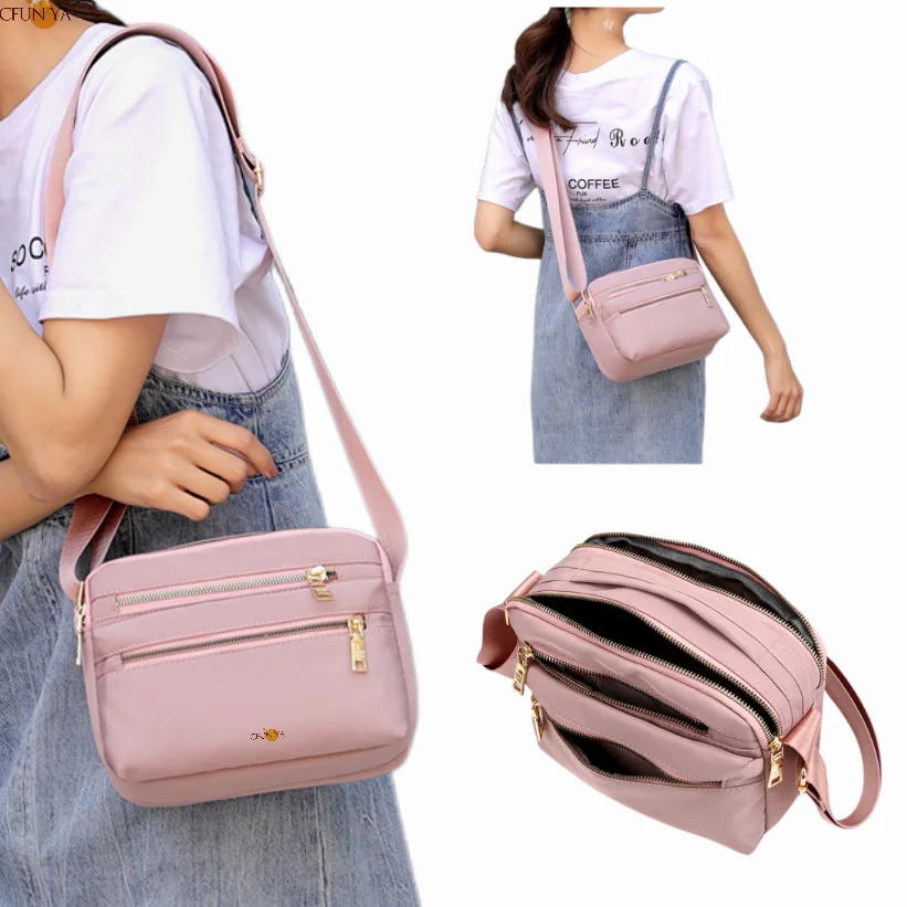 CFUN YA Small Girls Shoulder Messenger Bag For Women 2023 Nylon Multi-Purpose Purse Crossbody Tote Handbag bolsos mujer de marca
CFUN YA Small Girls Shoulder Messenger Bag For Women 2023 Nylon Multi-Purpose Purse Crossbody Tote Handbag bolsos mujer de marca