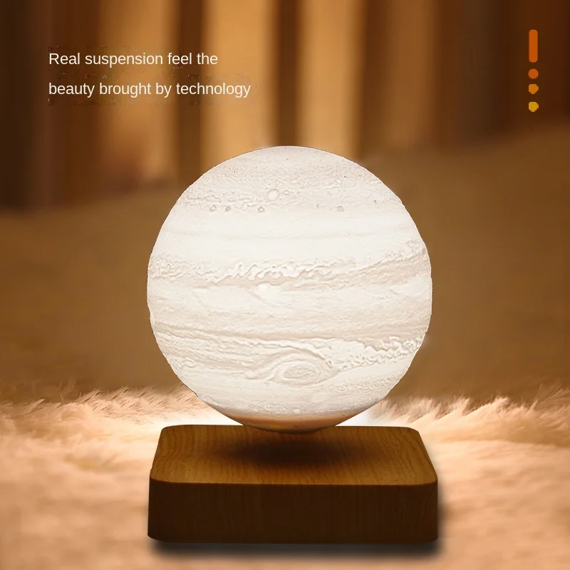 Magnetic Levitation 3D Printing Lunar Lamp Bedside Decoration Floating Lunar Lamp Bedroom Night Lamp Jupiter Lamp for Home Decor
Magnetic Levitation 3D Printing Lunar Lamp Bedside Decoration Floating Lunar Lamp Bedroom Night Lamp Jupiter Lamp for Home Decor