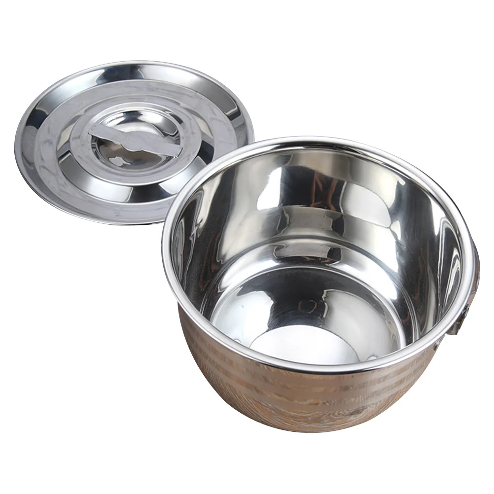 Camping Cooking Stove Pot Stainless Steel Stew Thicken 15X15X9.5CM Practical Soup Supply Silver Portable Child
Camping Cooking Stove Pot Stainless Steel Stew Thicken 15X15X9.5CM Practical Soup Supply Silver Portable Child