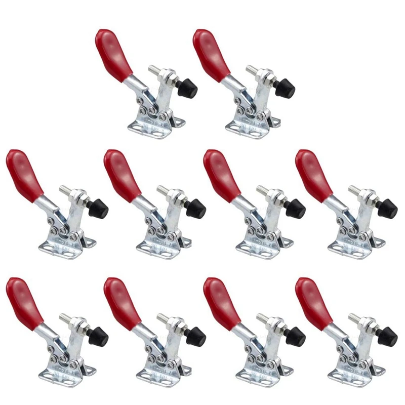 Red Toggle Clamp GH-201A 27Kg Quick Release Tool Horizontal Clamps Hand New Heavy Duty Tooling Accessory
Red Toggle Clamp GH-201A 27Kg Quick Release Tool Horizontal Clamps Hand New Heavy Duty Tooling Accessory