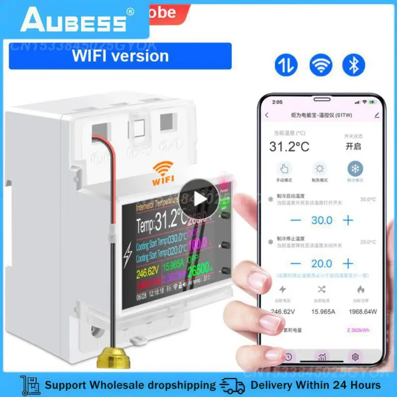 1/2/3PCS 100a Din Rail Digital Thermostat Smart Home Waterproof Ntc Sensor App Remote Control At4pt Metal Ntc Sensor
1/2/3PCS 100a Din Rail Digital Thermostat Smart Home Waterproof Ntc Sensor App Remote Control At4pt Metal Ntc Sensor