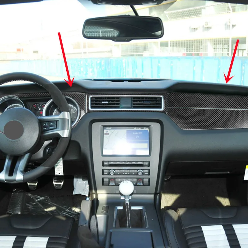 Carbon Fiber Car Dashboard Panel Modification Cover Air Outlet Trim Strips Stickers For Mustang 09 Car Interior Accessories
Carbon Fiber Car Dashboard Panel Modification Cover Air Outlet Trim Strips Stickers For Mustang 09 Car Interior Accessories