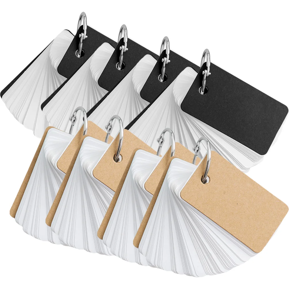 8 Pcs Paper Jam Cardboard Cover Book Student Pocket Spiral Notebook Memory Cards Blank Words Flashcards
8 Pcs Paper Jam Cardboard Cover Book Student Pocket Spiral Notebook Memory Cards Blank Words Flashcards
