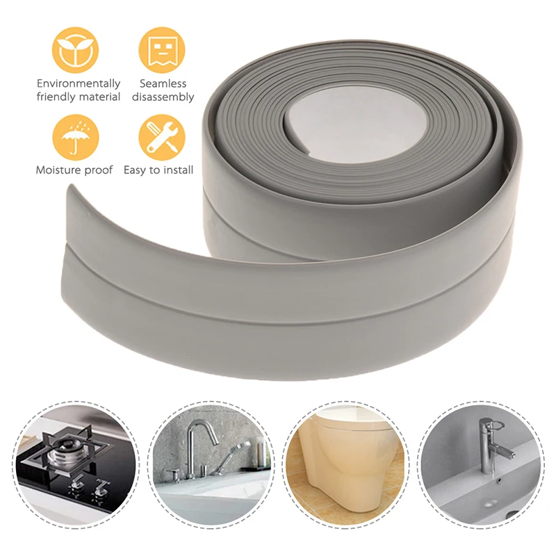 1 Roll PVC Bathroom Shower Sink Bath Sealing Strip Tape Caulk Strip Self Adhesive Waterproof Wall Sticker for Bathroom Kitchen
1 Roll PVC Bathroom Shower Sink Bath Sealing Strip Tape Caulk Strip Self Adhesive Waterproof Wall Sticker for Bathroom Kitchen