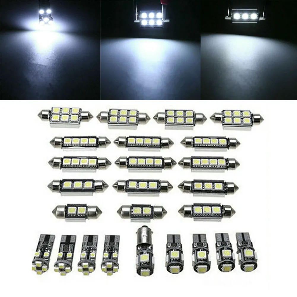25 Pcs DC 12V Car Interior LED Light Set Map Light Dome Light Trunk Light Door Light Mirror Light Glove Light For BMW E70 M
25 Pcs DC 12V Car Interior LED Light Set Map Light Dome Light Trunk Light Door Light Mirror Light Glove Light For BMW E70 M