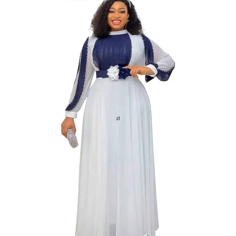 Plus Size African Party Dresses for Women 2022 Long Sleeve Muslim Chiffon Maxi Dress Elegant Ladies Clothing Turkey Evening Gown
Plus Size African Party Dresses for Women 2022 Long Sleeve Muslim Chiffon Maxi Dress Elegant Ladies Clothing Turkey Evening Gown
