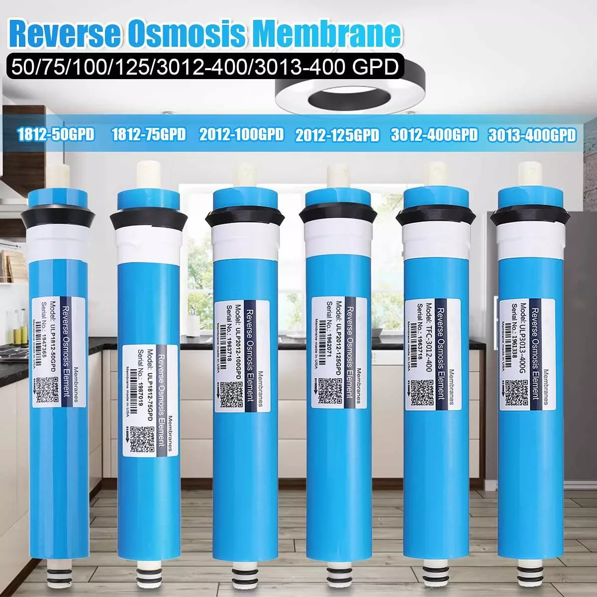 NEW2023 Home Kitchen Reverse Osmosis RO Membrane Replacement Water System Filter Purifier Water Drinking Treatment 50/75/100/125
NEW2023 Home Kitchen Reverse Osmosis RO Membrane Replacement Water System Filter Purifier Water Drinking Treatment 50/75/100/125