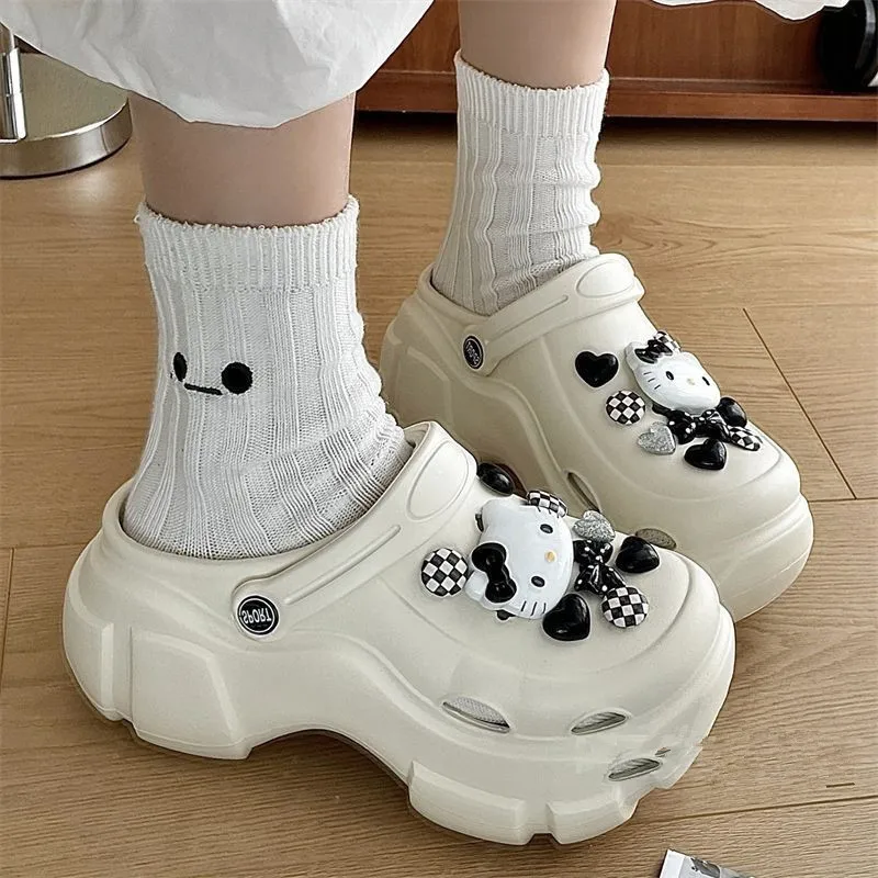 Sanrio Hello Kitty Platform Shoes Girls Kawaii Cartoon Accessories Y2K Fashion Cute Increase Height Super Soft Sandals Gift New
Sanrio Hello Kitty Platform Shoes Girls Kawaii Cartoon Accessories Y2K Fashion Cute Increase Height Super Soft Sandals Gift New