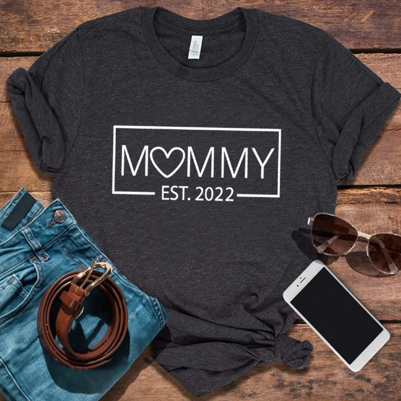 Mommy Est. 2022 Promoted To Mommy Shirts Mothers Day Gift Announcement Tee Gift for Mama Mothers Day Shirt New Mom Tops
Mommy Est. 2022 Promoted To Mommy Shirts Mothers Day Gift Announcement Tee Gift for Mama Mothers Day Shirt New Mom Tops