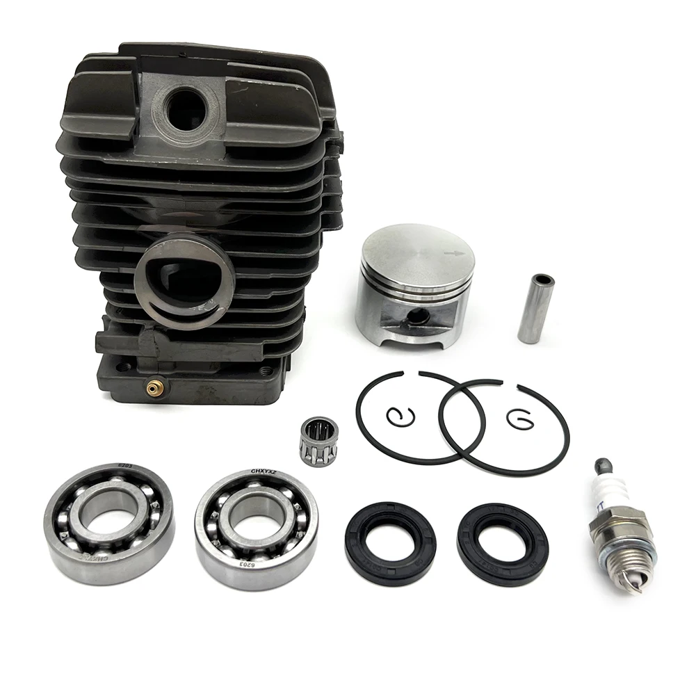 

51mm Engine Cylinder Piston Kit For Husqvarna 575 575XP 570 Chainsaw Adjuster 537254102 537 25 41-02 Garden Tool Parts