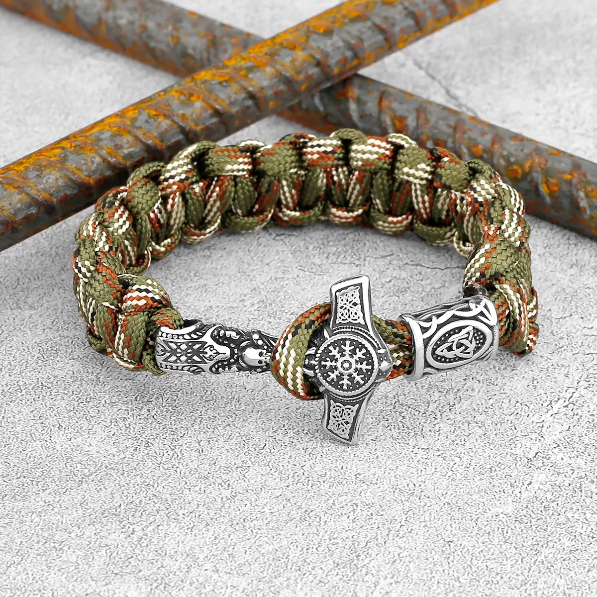 High-quality Compass Thor's Hammer Thor's Hammer Bracelet Nordic Retro Teen Amulet Rope Chain Unisex Gift Free Shipping
High-quality Compass Thor's Hammer Thor's Hammer Bracelet Nordic Retro Teen Amulet Rope Chain Unisex Gift Free Shipping