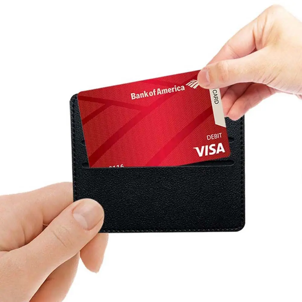 

Портативная сумка для банковских карт, удостоверения личности, внешней карты, деловой кошелек, тонкий чехол для монет