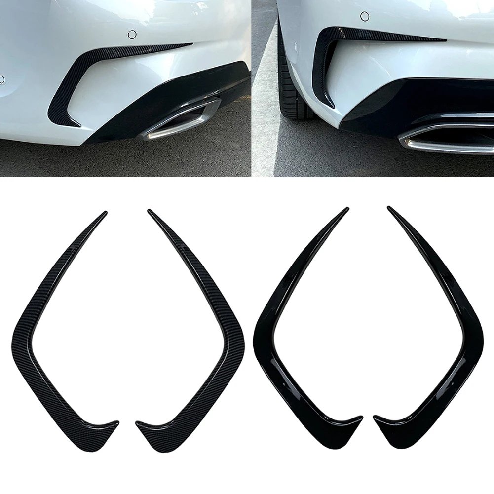 Car Rear Bumper Splitter Canard Cover Spoiler Vent Sticker For BMW G20 G28 2019-2020 Gloss Black/Carbon Look Bumper Spoiler
Car Rear Bumper Splitter Canard Cover Spoiler Vent Sticker For BMW G20 G28 2019-2020 Gloss Black/Carbon Look Bumper Spoiler