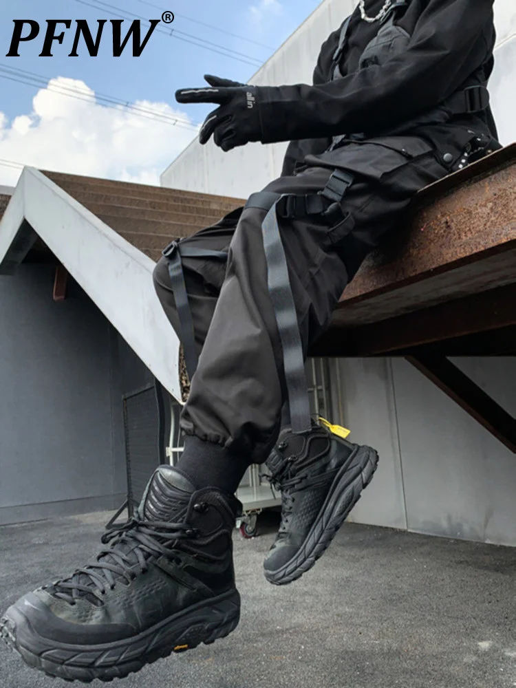 Webbing Patchwork Dark Style Cargo Pants Men's Techwear High Street Trend Streetwear Autumn New Loose Trousers Male 12A1872
Webbing Patchwork Dark Style Cargo Pants Men's Techwear High Street Trend Streetwear Autumn New Loose Trousers Male 12A1872