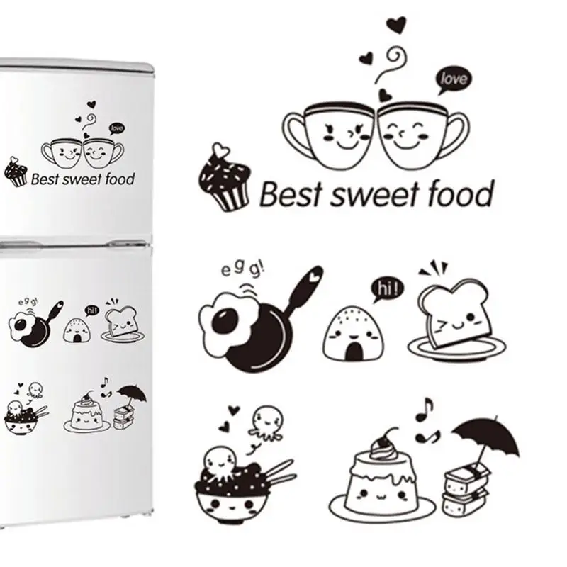 Kitchen Removable Wall Stickers Room Wall Decor Restaurant Kitchen Happy Western Fridge Coffee Stickers
Kitchen Removable Wall Stickers Room Wall Decor Restaurant Kitchen Happy Western Fridge Coffee Stickers