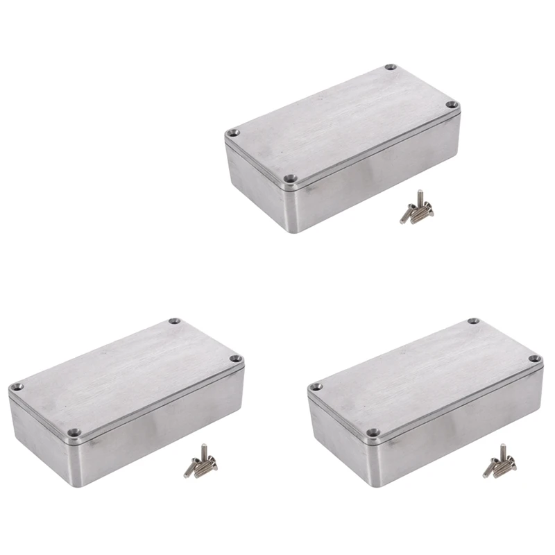 3X Diecast Aluminium Electronics Project Box Case Enclosure Instrument Waterproof, Standard 1590B 112X60x31mm
3X Diecast Aluminium Electronics Project Box Case Enclosure Instrument Waterproof, Standard 1590B 112X60x31mm