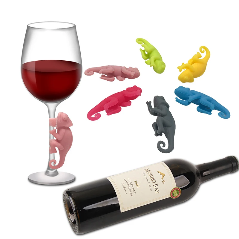 6pcs Silicone Red Wine Glass Marker Creative Charm Drinking Glass Identification Cup Labels Tag Signs Bar Accessories for Party
6pcs Silicone Red Wine Glass Marker Creative Charm Drinking Glass Identification Cup Labels Tag Signs Bar Accessories for Party