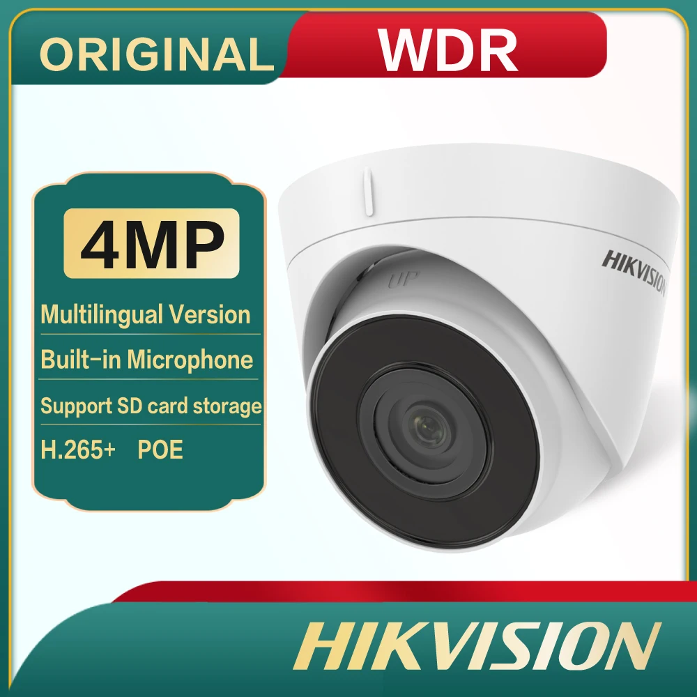 Original Hikvision DS-2CD1343G0-IUF 4MP POE IR H.265+ P67 Built-in Microphone Fixed Turret Network Camera
Original Hikvision DS-2CD1343G0-IUF 4MP POE IR H.265+ P67 Built-in Microphone Fixed Turret Network Camera