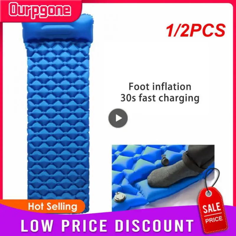 1/2PCS Outdoor Sleeping Pad Built-in Inflator Pump Travel Mat Ultralight Inflatable Mattress Camping Equipment for Hiking
1/2PCS Outdoor Sleeping Pad Built-in Inflator Pump Travel Mat Ultralight Inflatable Mattress Camping Equipment for Hiking