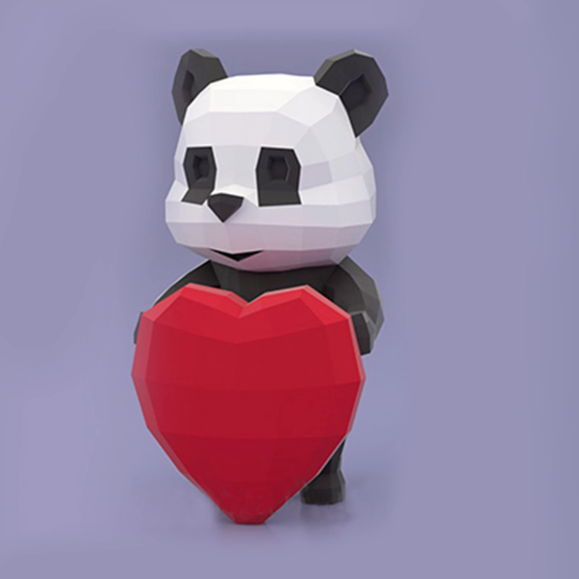 3D Paper Model Love Panda Animal Creative Handmade DIY Paper Sculpture Model Indoor Decoration Paper Model Ornaments Gifts
3D Paper Model Love Panda Animal Creative Handmade DIY Paper Sculpture Model Indoor Decoration Paper Model Ornaments Gifts