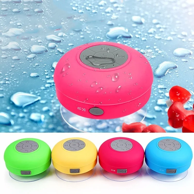 

Bluetooth Speaker Portable Waterproof Wireless Handsfree Speakers, for Showers, Bathroom, Pool, Car, Beach & Outdoor BTS-06