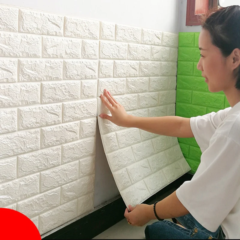 77*70cm DIY Self Adhensive 3D Brick Wall Stickers Living Room Decor Foam Waterproof Wall Covering Wallpaper
77*70cm DIY Self Adhensive 3D Brick Wall Stickers Living Room Decor Foam Waterproof Wall Covering Wallpaper