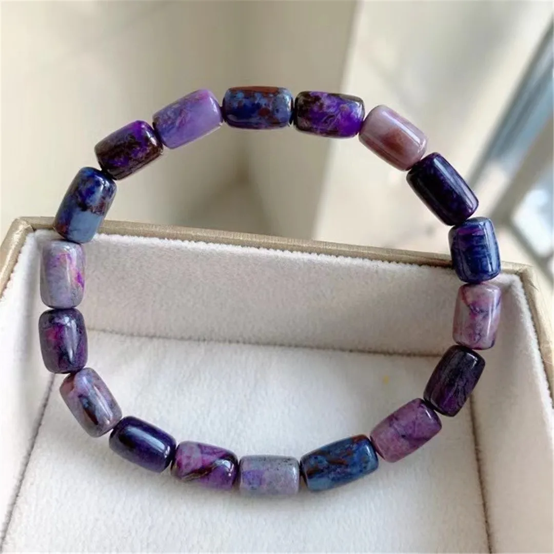 Natural Purple Sugilite Bracelet Jewelry For Women Lady Men Love Gift Healing Crystal 10x7mm Beads Stone Gemstone Strands AAAAA
Natural Purple Sugilite Bracelet Jewelry For Women Lady Men Love Gift Healing Crystal 10x7mm Beads Stone Gemstone Strands AAAAA
