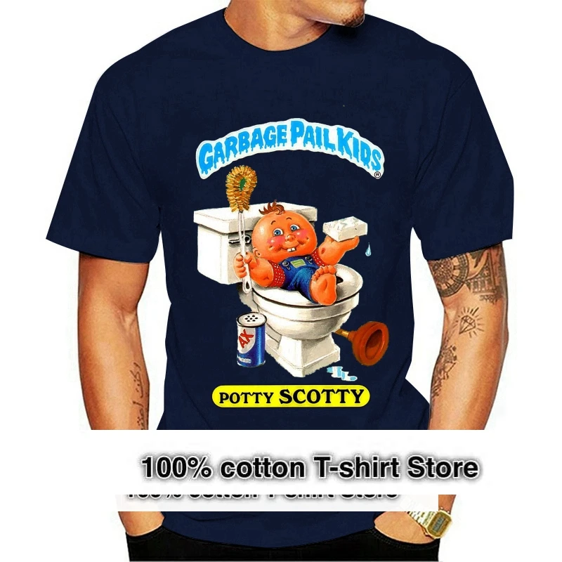 T Shirt Garbage Pail Kids Shirt - POTTY SCOTTY - GPK OS1 1980s Tee S (S - 3XL) 
T Shirt Garbage Pail Kids Shirt - POTTY SCOTTY - GPK OS1 1980s Tee S (S - 3XL)