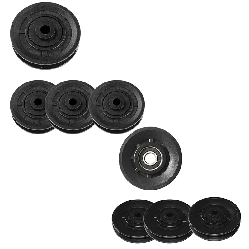 4 Pcs Universal Diameter Wearproof Bearing Pulley Wheel Cable Gym Fitness Equipment Part
4 Pcs Universal Diameter Wearproof Bearing Pulley Wheel Cable Gym Fitness Equipment Part